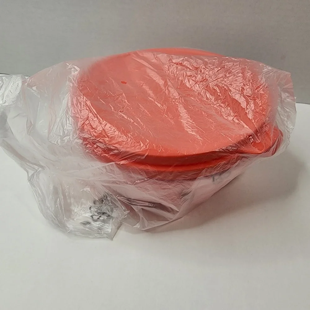 Set Of 2 Tupperware Modular Bowl 4 1/2 Cup (1L) Pink Coral 8703A-4 New W Lids